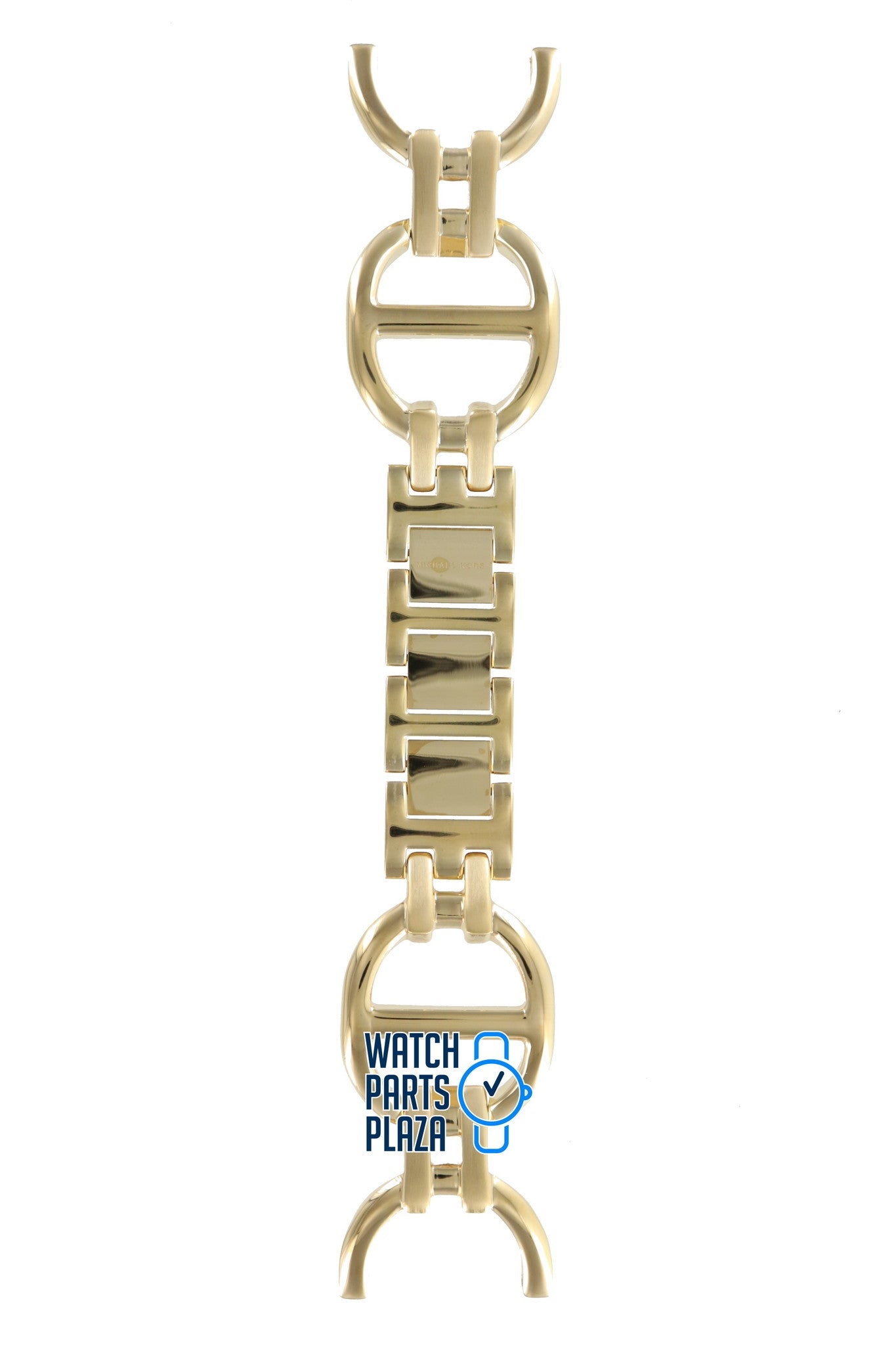 Michael Kors MK3071 Watch Band MK - 3071 Gold Plated Stainless Steel 28 mm - Watch Plaza