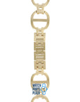 Michael Kors MK3071 Watch Band MK - 3071 Gold Plated Stainless Steel 28 mm - Watch Plaza