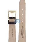 Michael Kors MK5014 Watch Band MK - 5014 Brown Leather 18 mm - Watch Plaza