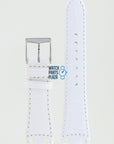 Michael Kors MK5015 Watch Band MK - 5015 White Leather 20 mm - Watch Plaza