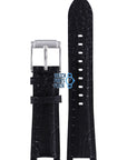 Michael Kors MK5090 Watch Band MK - 5090 Black Leather 21 mm - Watch Plaza