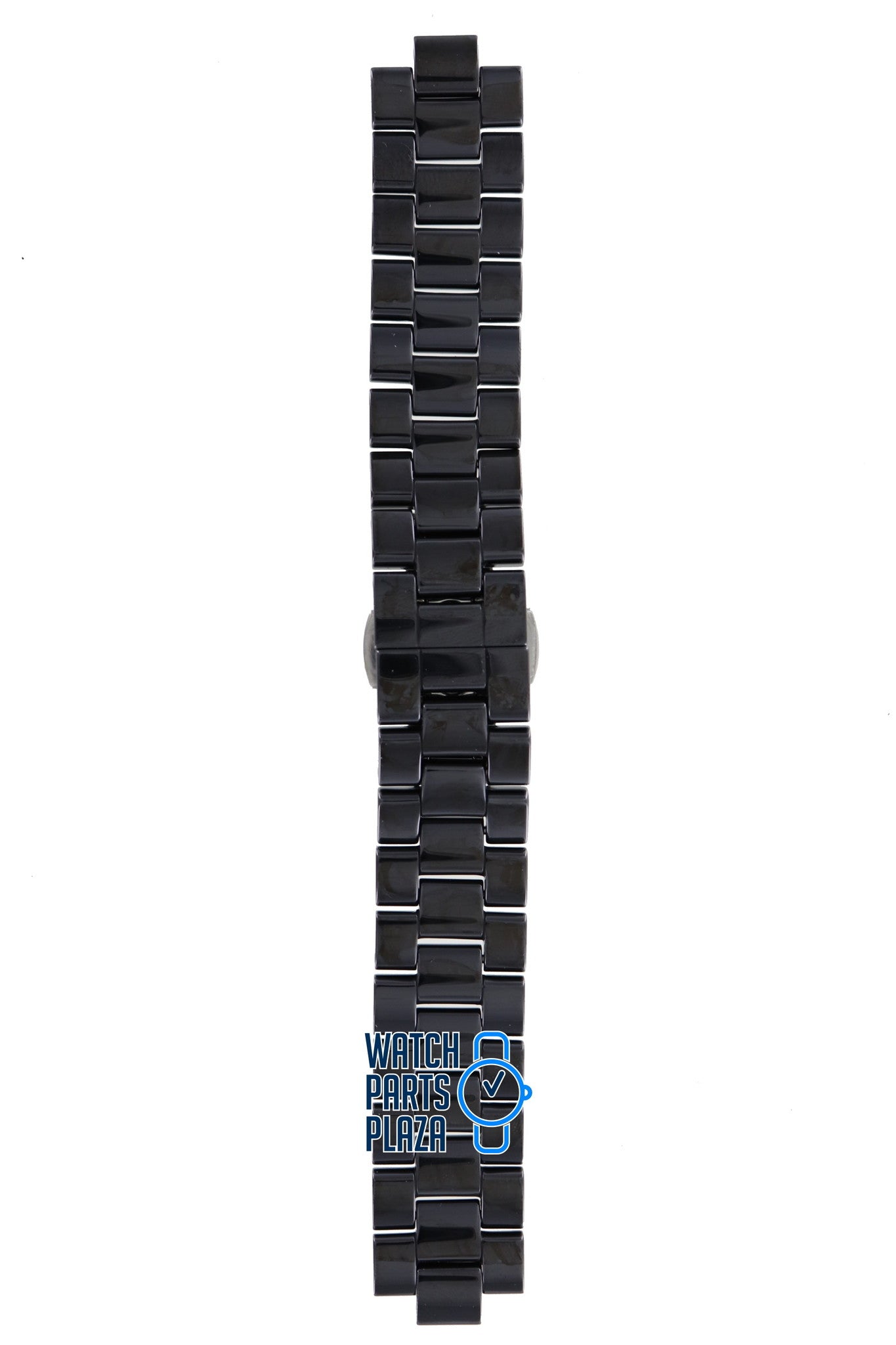 Michael Kors MK5190 Watch Band MK - 5190 Black Ceramic 14 mm - Watch Plaza