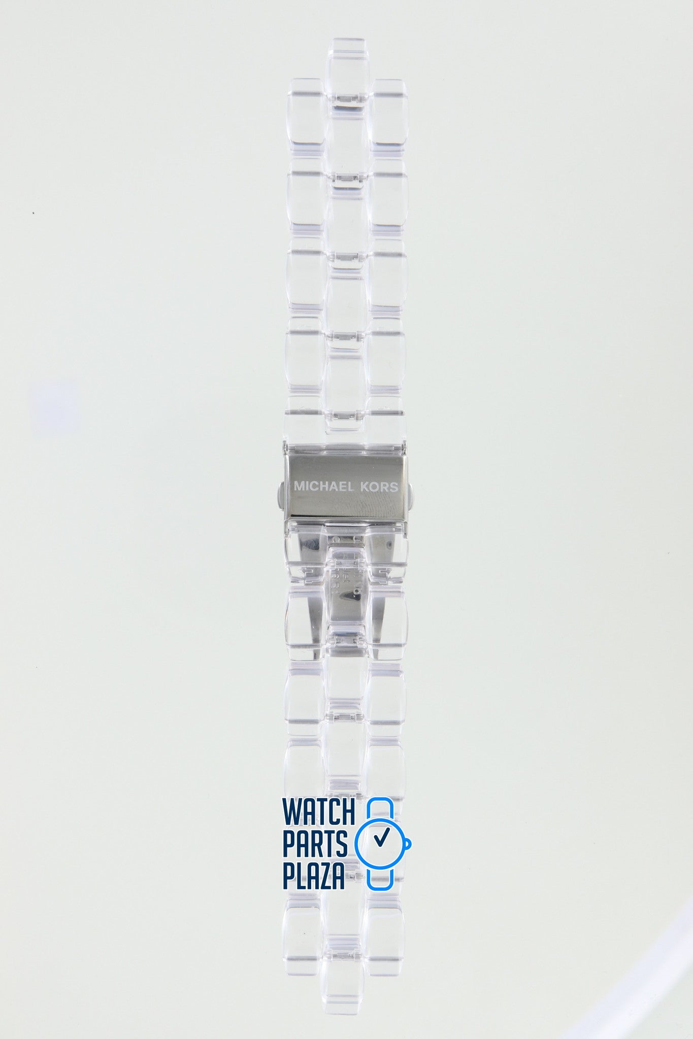 Michael Kors MK5235 Watch Band MK - 5235 Transparent Plastic 22 mm Showstopper - Watch Plaza