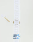 Michael Kors MK5237 Watch Band MK - 5237 White Ceramic 20 mm - Watch Plaza