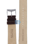 Michael Kors MK8021 Watch Band MK - 8021 Brown Leather 22 mm - Watch Plaza