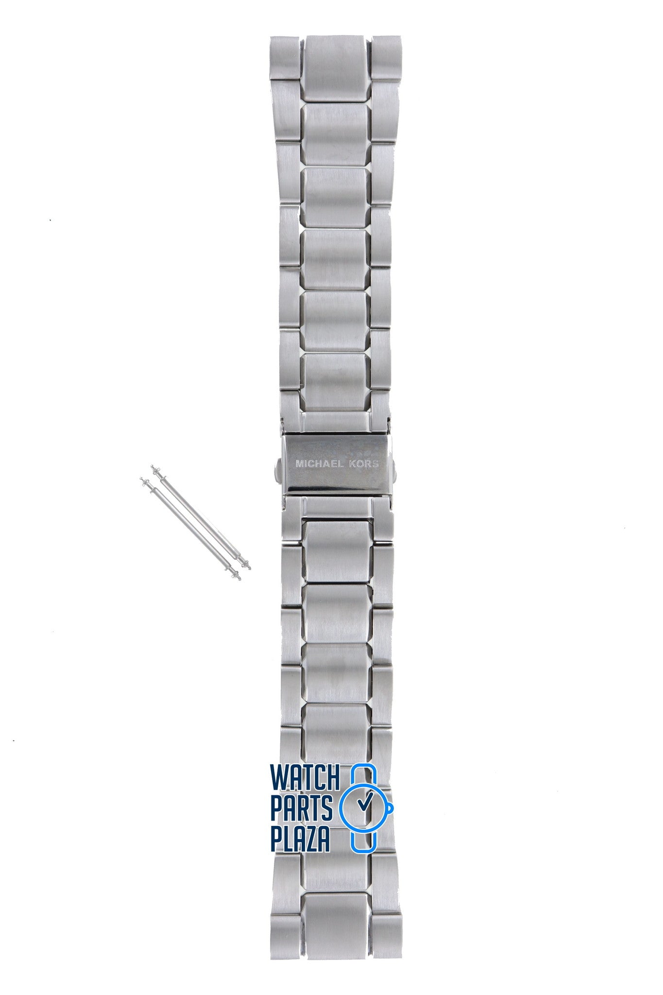 Michael Kors MK8084 Watch Band MK - 8084 Grey Stainless Steel 26 mm - Watch Plaza