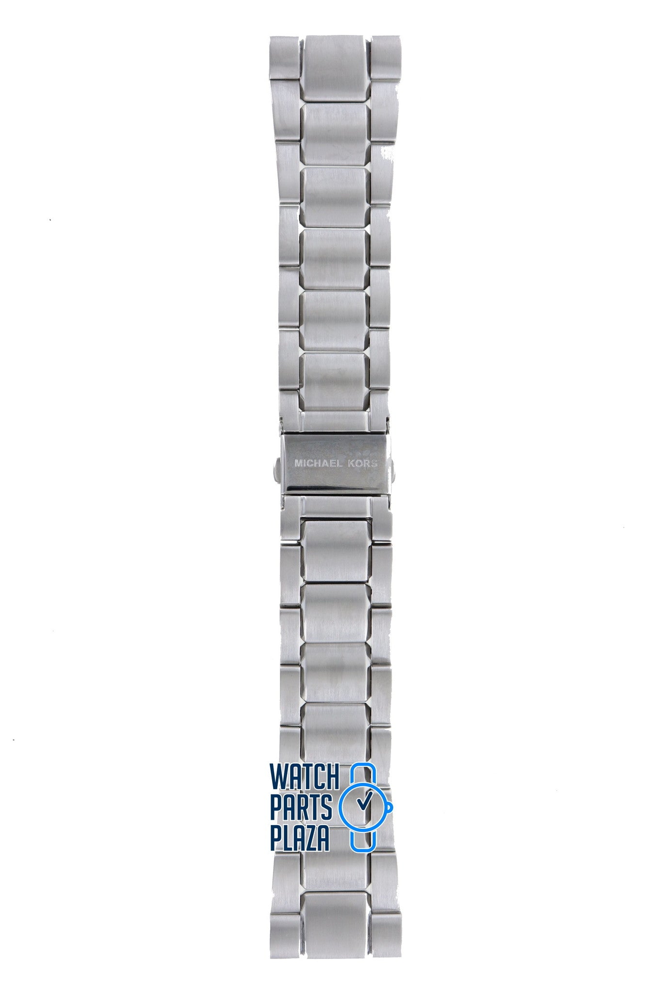 Michael Kors MK8084 Watch Band MK - 8084 Grey Stainless Steel 26 mm - Watch Plaza