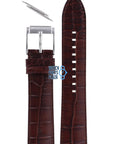 Michael Kors MK8115 Watch Band MK - 8115 Brown Leather 22 mm - Watch Plaza