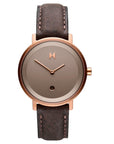 MVMT D - MF02 - RGPU Signature Ladies Watch - Rose & Brown - Watch Plaza