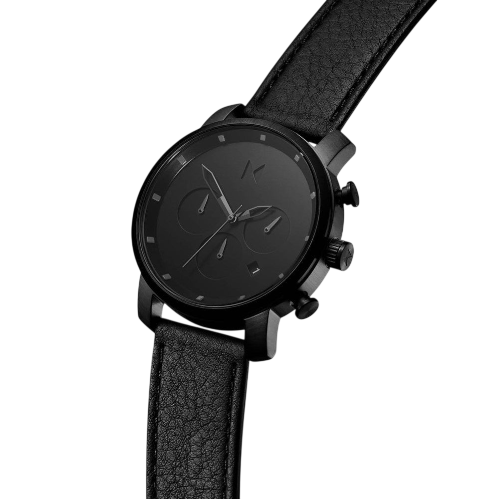 MVMT MC02 - BLBL Chrono 40 Men's Watch - Chronograph Black - Watch Plaza