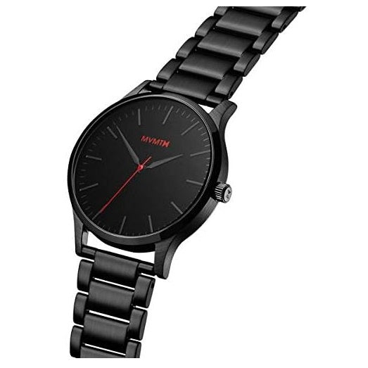 MVMT MT01 - BL Men's Watch 40 Series - Black Stainless Steel - Watch Plaza