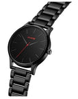 MVMT MT01 - BL Men's Watch 40 Series - Black Stainless Steel - Watch Plaza