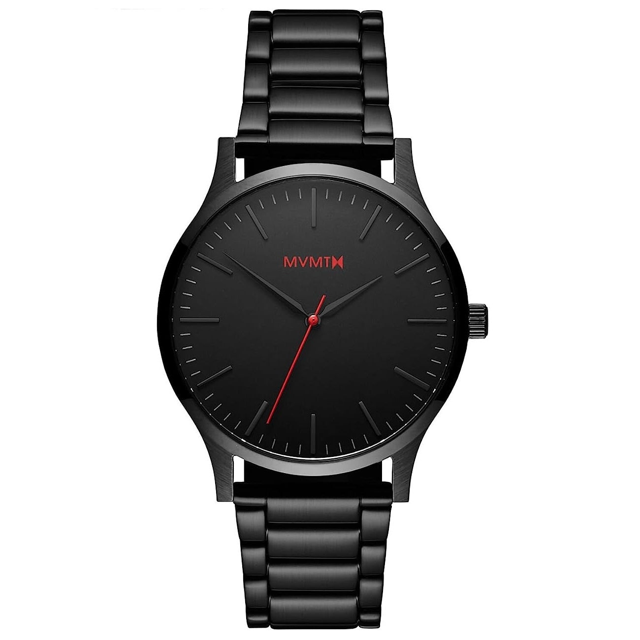 MVMT MT01 - BL Men's Watch 40 Series - Black Stainless Steel - Watch Plaza