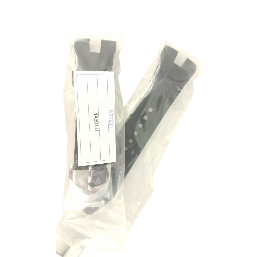 Original Seiko Arctura Black Rubber Strap SRN013J1 Watchband 5M54 0AB0 SRN011P1 - Watch Plaza