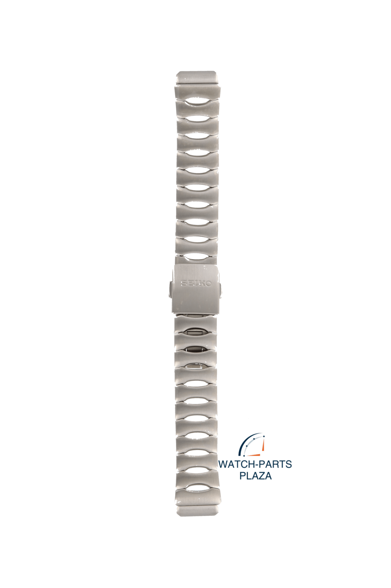 Seiko 3011JB Watch band 5J22 Kinetic Auto Relay grey stainless steel 16 mm - Arctura - Watch Plaza