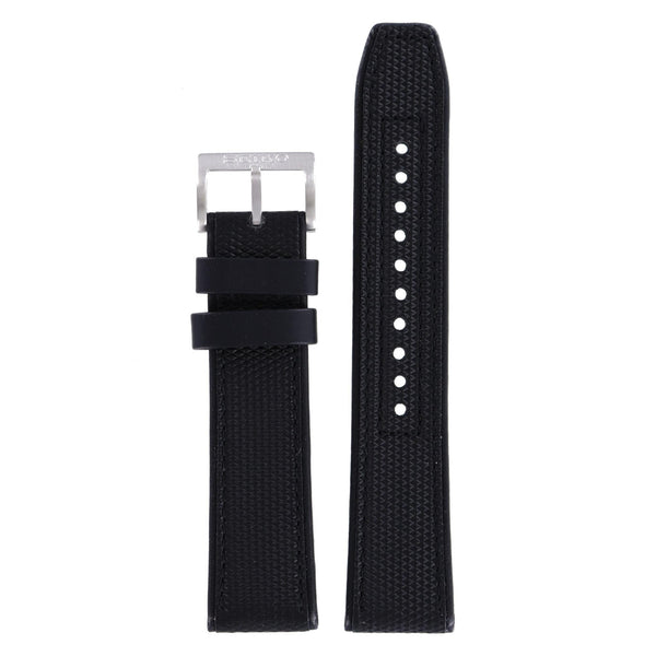 Seiko 30141 B 22 - SRP031K1 - 4R15 - 00A0 Watch Band 30141JL Black Leather 22 mm - Watch Plaza