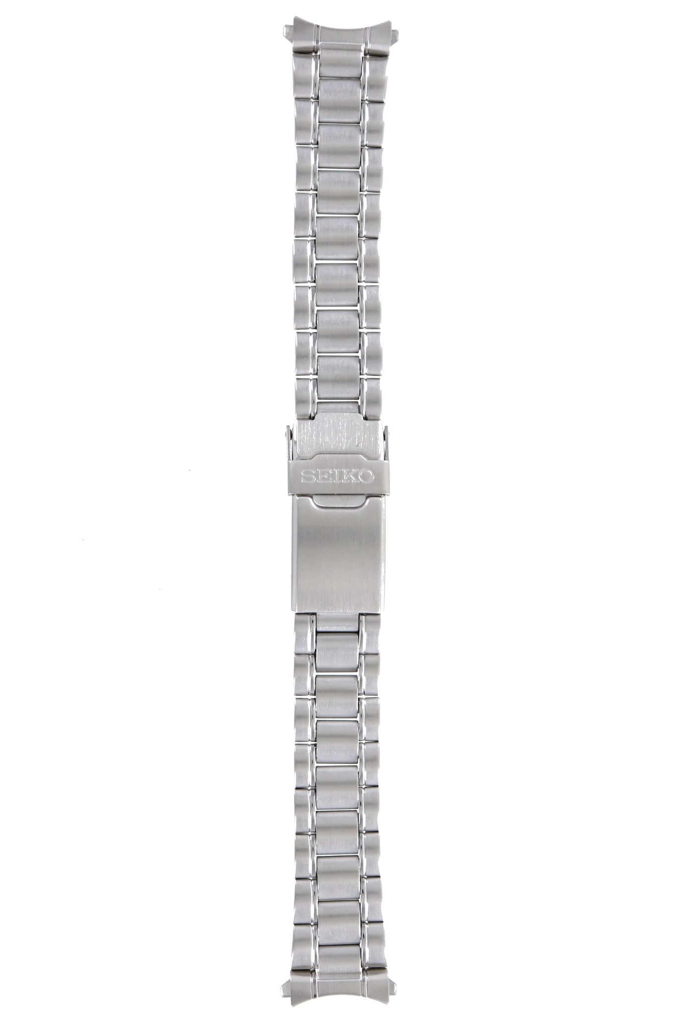 Seiko 3086 - B.E - V657 - 0B20 Watch Band 3086JB Grey Stainless Steel 18 mm - Watch Plaza