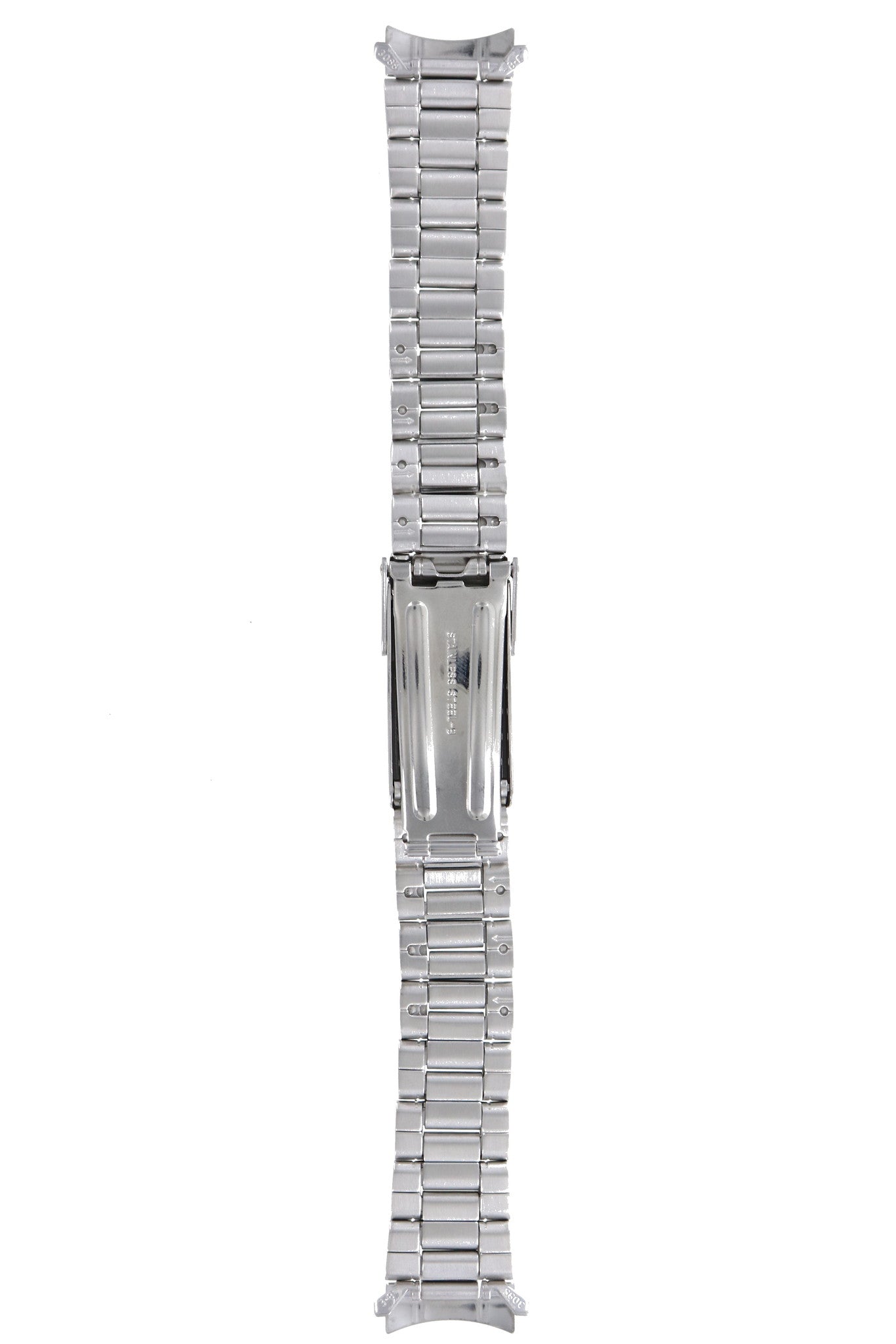 Seiko 3086 - B.E - V657 - 0B20 Watch Band 3086JB Grey Stainless Steel 18 mm - Watch Plaza