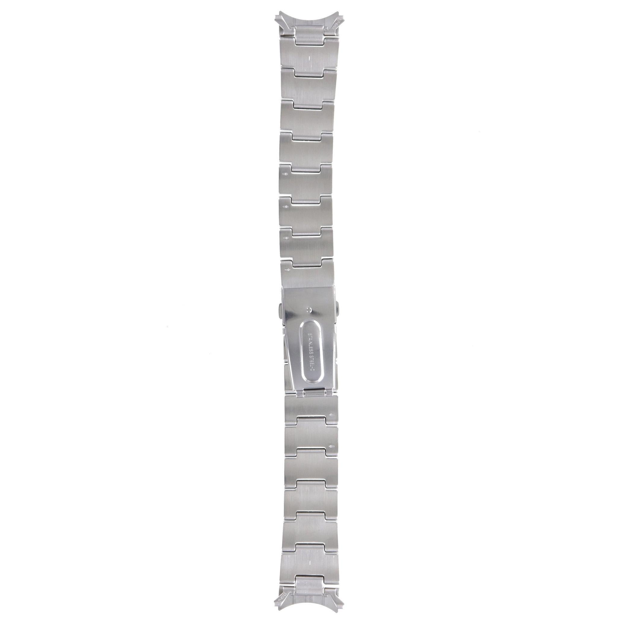 Seiko 33X9-Z.I - 7N43-0AR0 Watch Band Grey Stainless Steel 20 mm