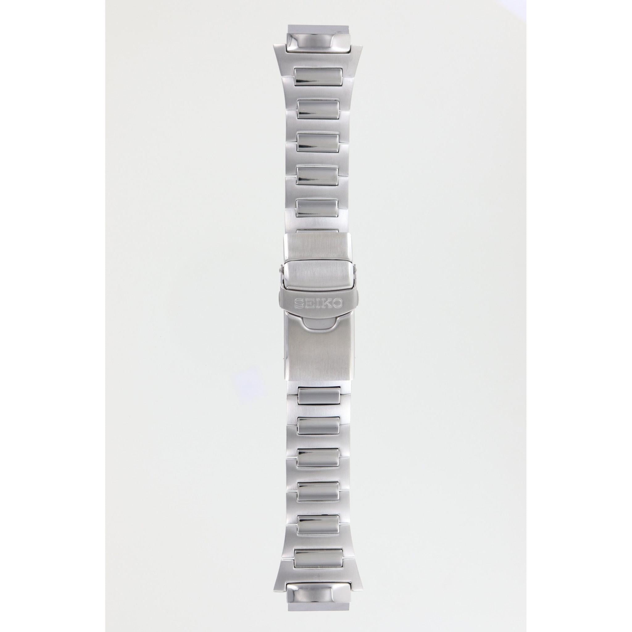 Seiko 34S7 - G.C - 7N36 - 0AF0 Sawtooth Tuna Watch Band 34S7JZ Grey Stainless Steel 20 mm Scuba - Watch Plaza