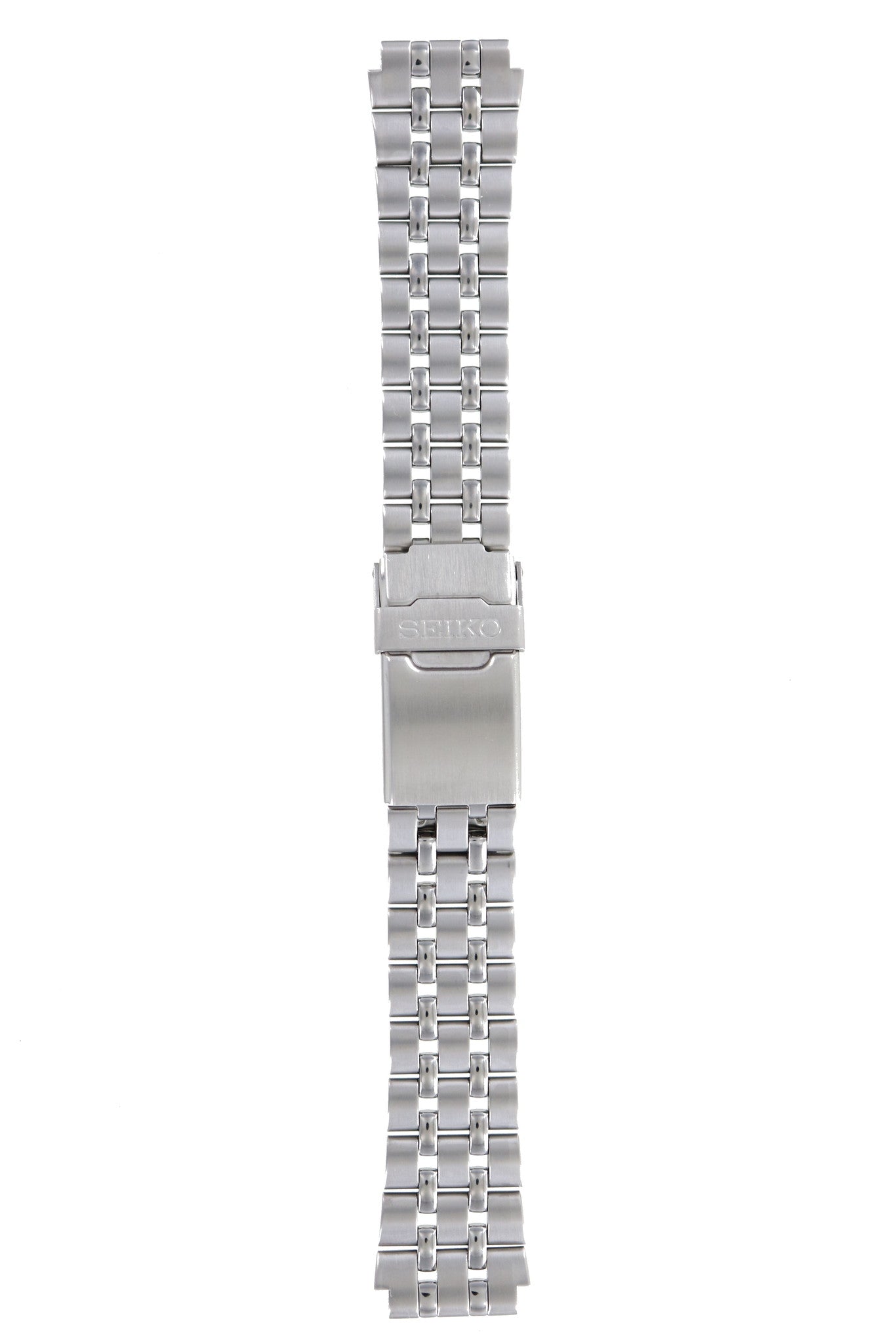 Seiko 42 74 - B.I - 7N47 - 6A00 / 7T32 - 7C40 Watch Band 4274JB Grey Stainless Steel 18 mm SQ 100 - Watch Plaza