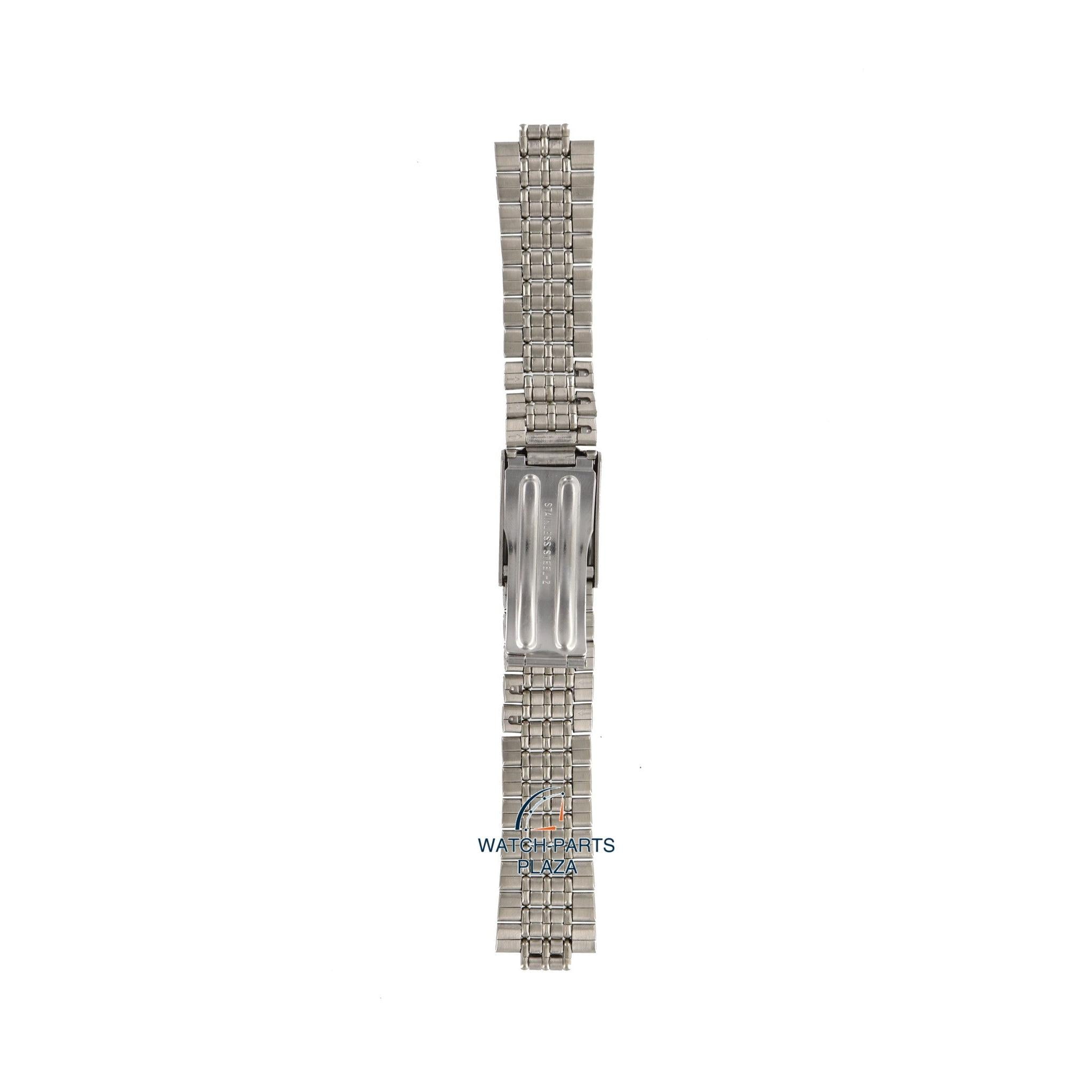 Seiko 43V8JB Watch band SKH145 - 5M42 0B80 grey stainless steel 20 mm - Kinetic - Watch Plaza