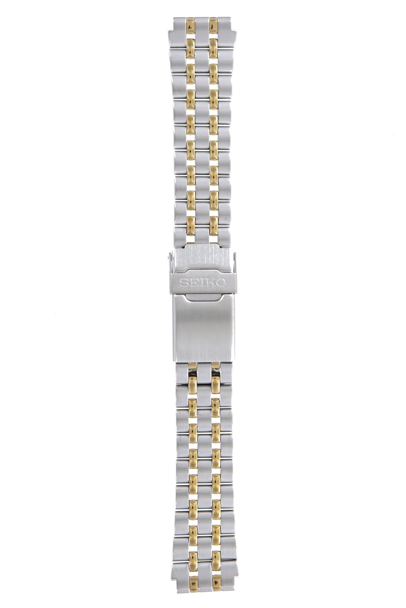 Seiko 44 19 - B.I - SGD290 / SDW794 Watch Band 4419LB Two - Tone / Dual - Tone Stainless Steel 18 mm SQ 100 - Watch Plaza