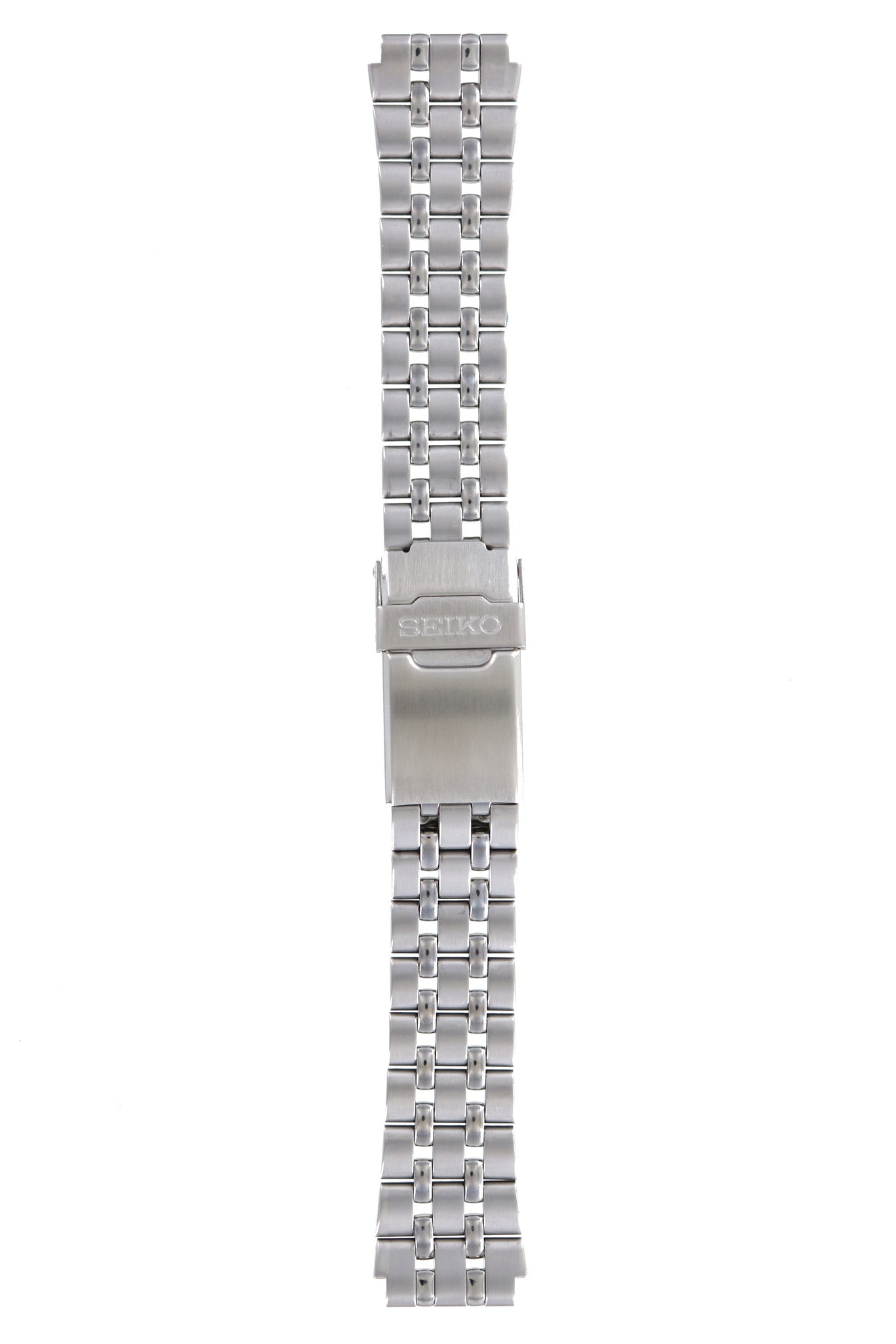 Seiko 4419 - B.I - 7N42 - 5000 / 7T32 - 5A10 Watch Band 4419JB Grey Stainless Steel 18 mm SQ 100 - Watch Plaza