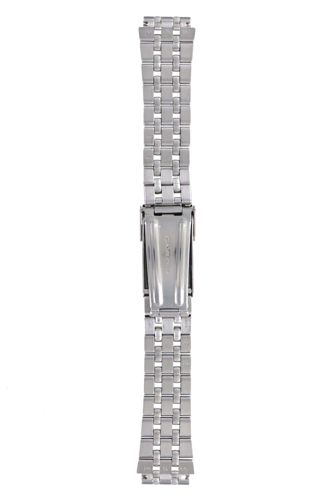 Seiko 4419 - B.I - 7N42 - 5000 / 7T32 - 5A10 Watch Band 4419JB Grey Stainless Steel 18 mm SQ 100 - Watch Plaza