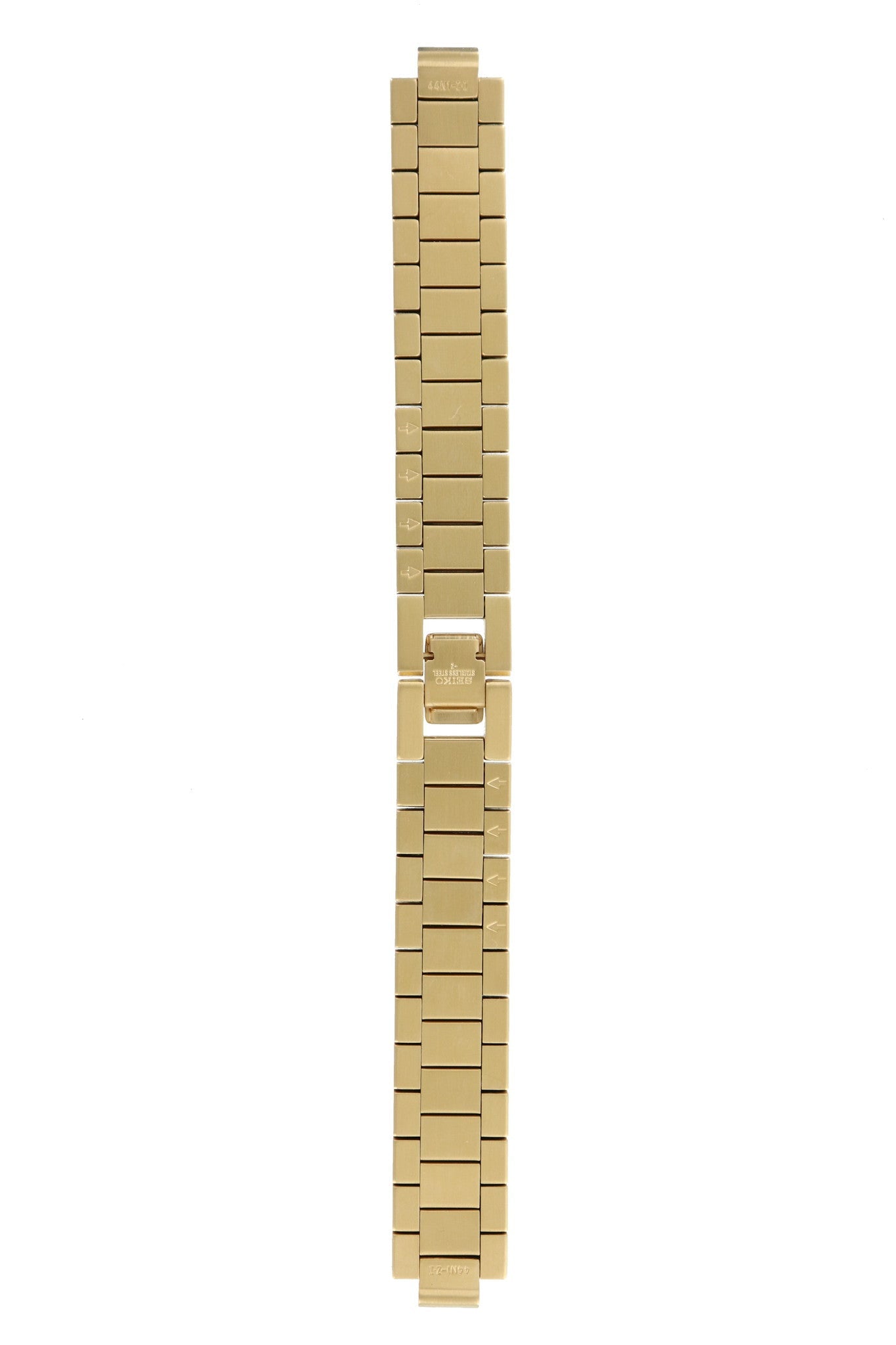 Seiko 44N1 - Z.I - 1N00 - 6F90 Watch Band 44N1KZ Gold Plated Stainless Steel 15 mm - Watch Plaza