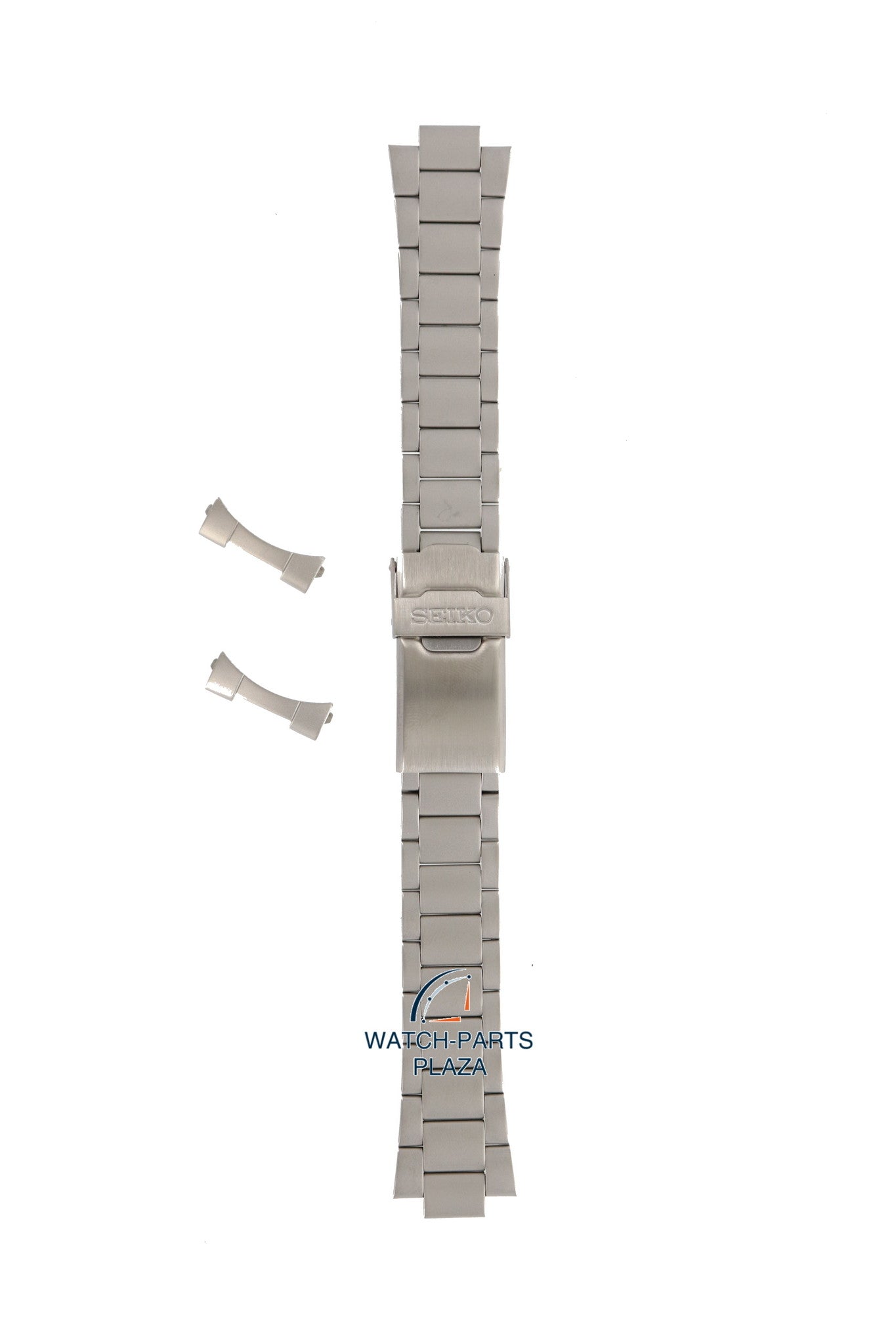 Seiko 44Z9JG Watch band SGD44 - 7N42 8070 grey stainless steel 20 mm - Military - Watch Plaza