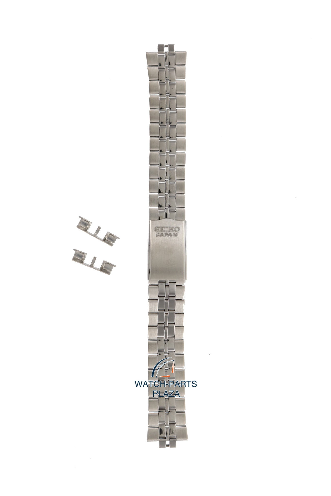 Seiko 4687AG Watch band 7S26 0070 / 0450 grey stainless steel 18 mm - 5 - Watch Plaza