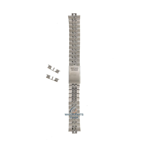 Seiko 4687AG Watch band 7S26 0070 / 0450 grey stainless steel 18 mm - 5 - Watch Plaza