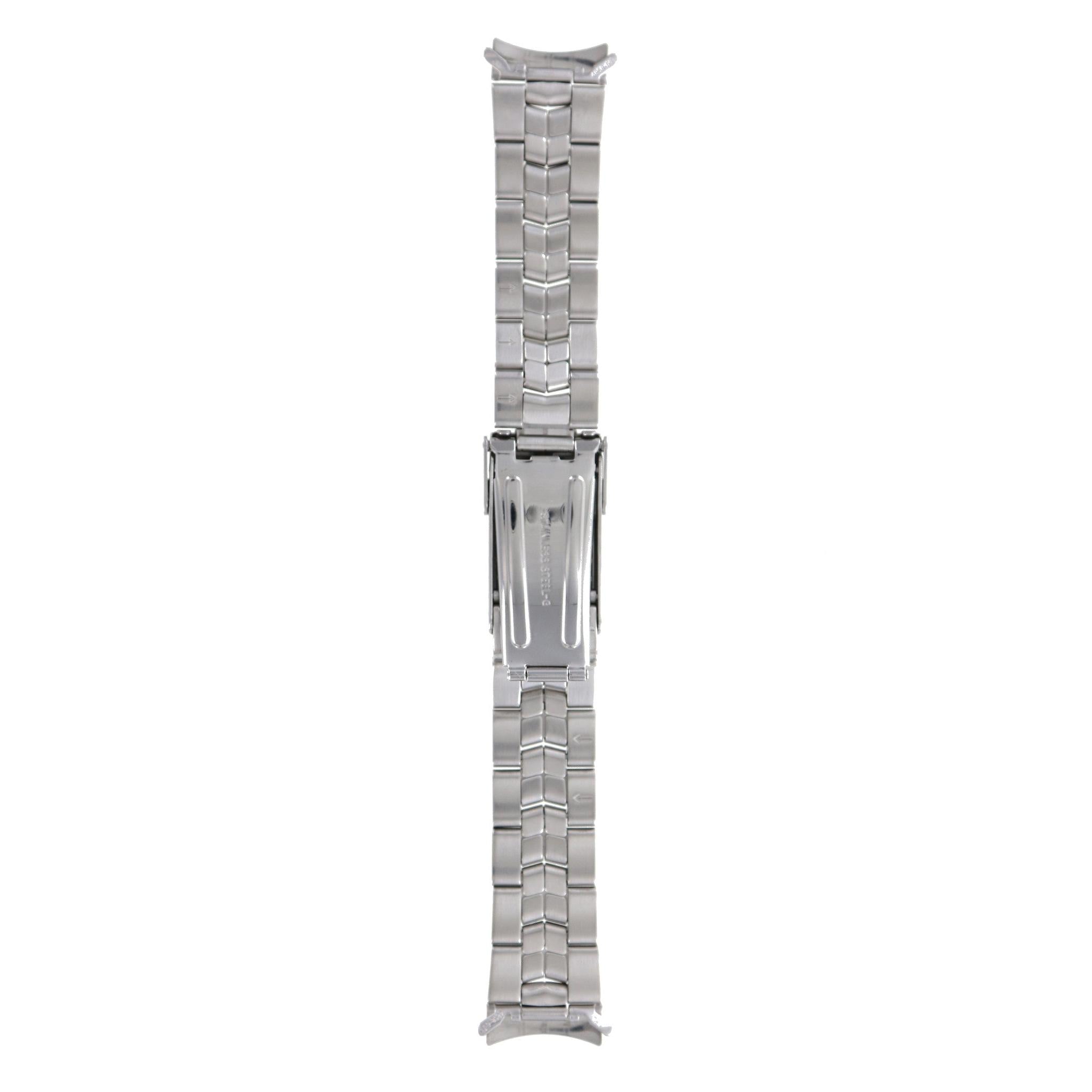 Seiko 4858-G.I - 8F32-0080 Watch Band Grey Stainless Steel 20 mm