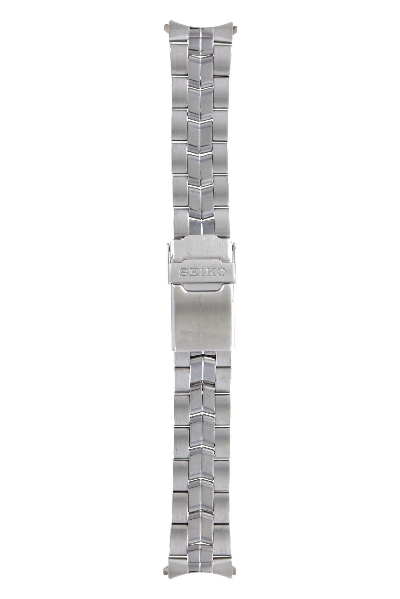 Seiko 4858 - G.I - 8F32 - 0080 Watch Band 4858JG Grey Stainless Steel 20 mm Perpetual Calendar - Watch Plaza