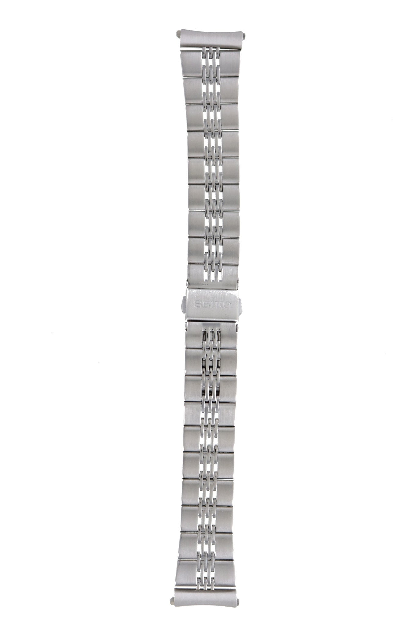 Seiko 48A4 - G.I - 5M43 - 0E30 Watch Band 48A4JG Grey Stainless Steel 19 mm Kinetic - Watch Plaza