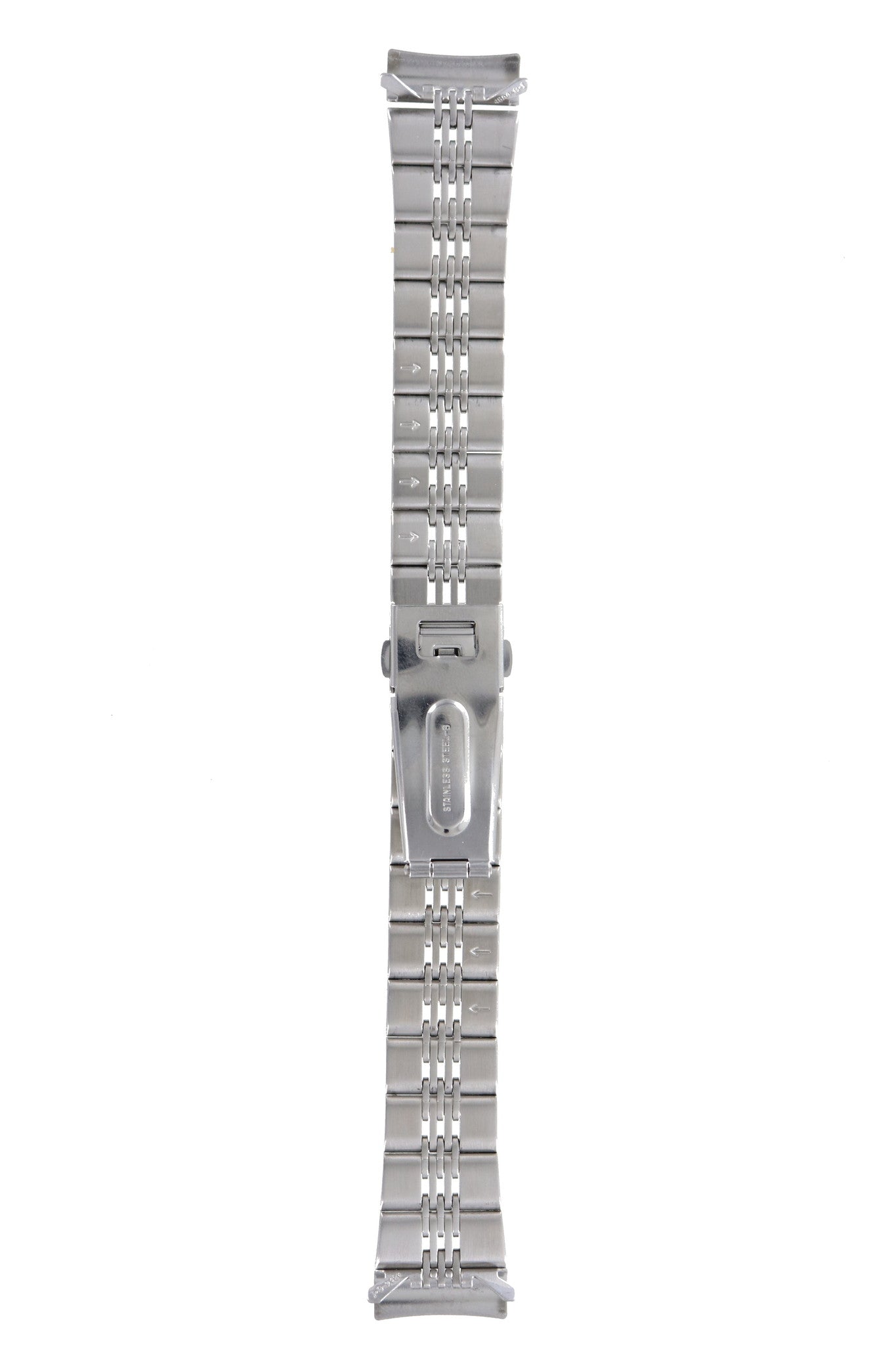 Seiko 48A4 - G.I - 5M43 - 0E30 Watch Band 48A4JG Grey Stainless Steel 19 mm Kinetic - Watch Plaza