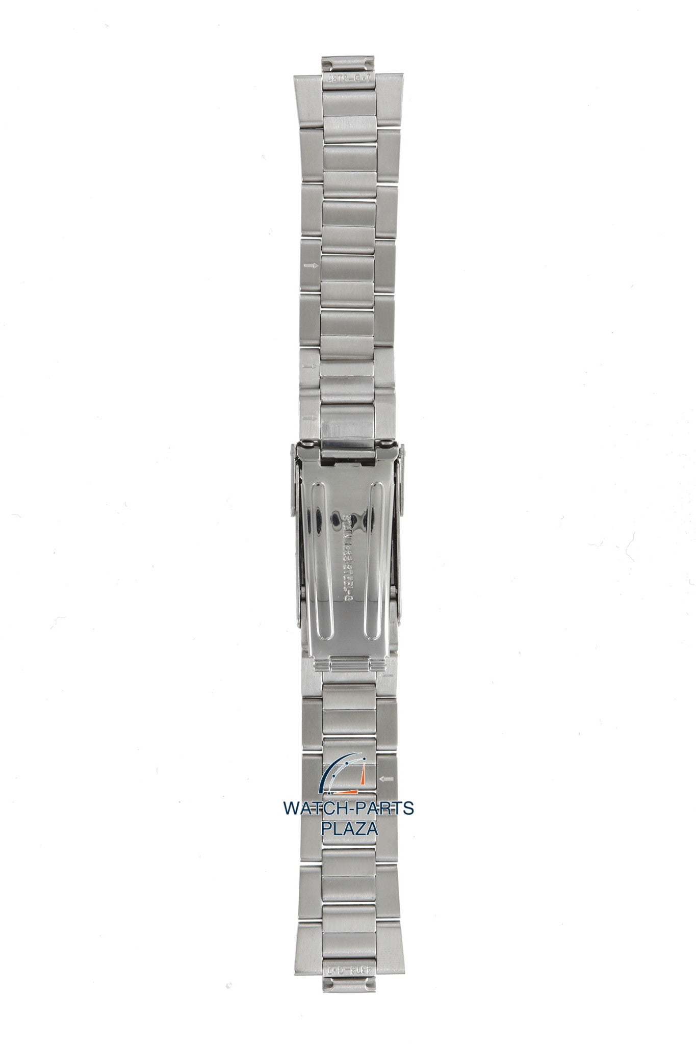 Seiko 48T8JG Watch band SKJ, SMY - 5M43 & 5M63 grey stainless steel 10 mm - Kinetic - Watch Plaza