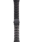 Seiko 4A101.B.C - SNAB97 Watch Band 4A101MM Black Stainless Steel 26 mm Tachymeter - Watch Plaza