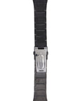 Seiko 4A101.B.C - SNAB97 Watch Band 4A101MM Black Stainless Steel 26 mm Tachymeter - Watch Plaza