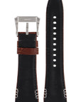 Seiko 4A471 B 26 - SRH011 & SPC041 Watch Band 4A471JL Brown Leather 26 mm Velatura Yachting Timer - Watch Plaza