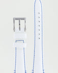 Seiko 4A481 B 18 - SXDA69 Watch Band 4A481JL White Leather 18 mm Velatura - Watch Plaza