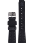 Seiko 4GD5 - 3M22 - 0D40, 0D49, 0D80 & 0D89 Watch Band 4GD5JB Black Silicone 16 mm Kinetic - Watch Plaza