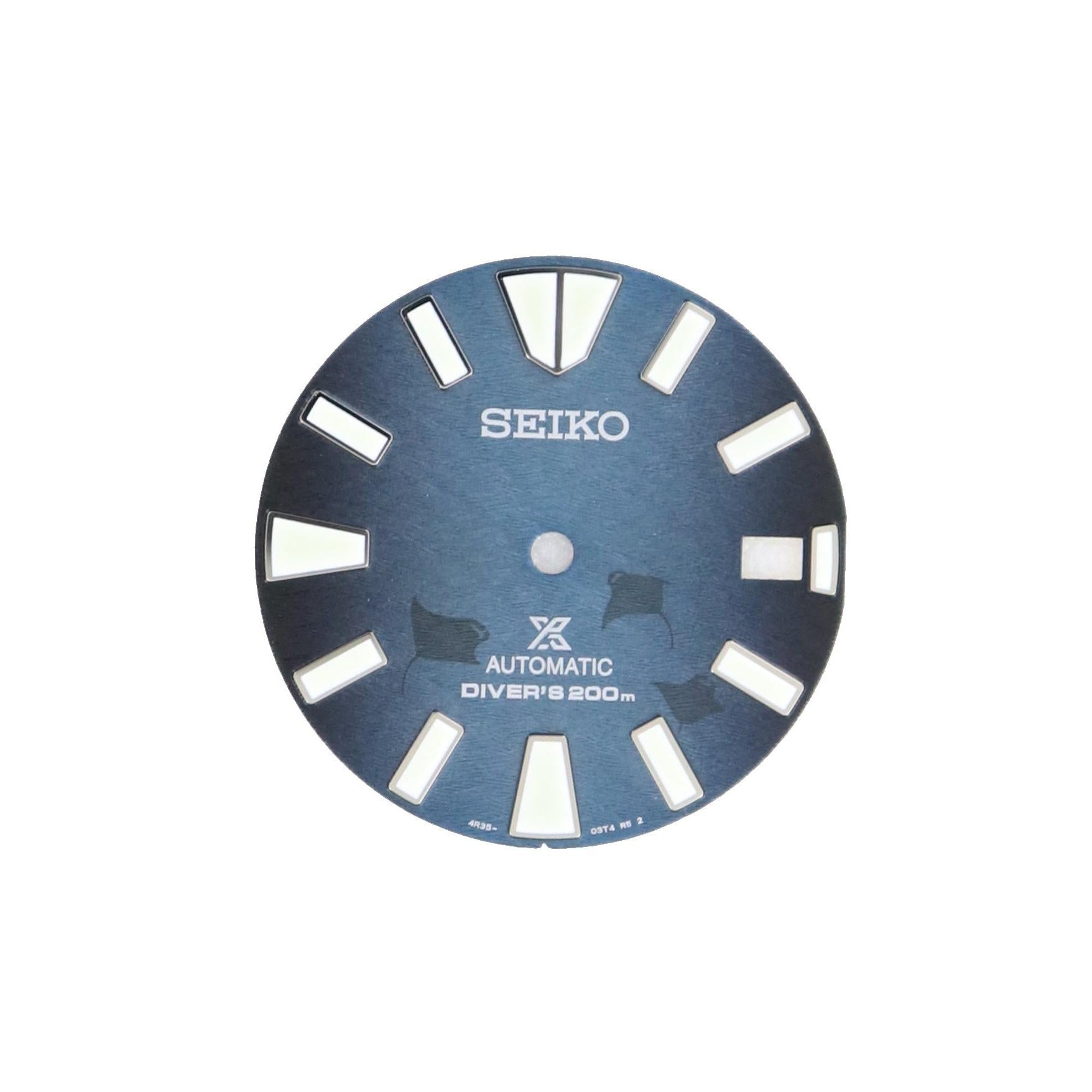 Seiko 4R3503T4X913 Dial SRPF79K1 Prospex Save The Ocean - Watch Plaza