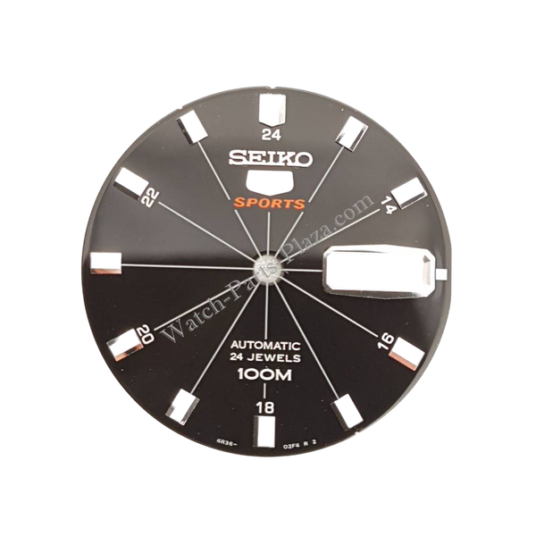 Seiko 5 Sports SRP415 Dial Black 4R36 - 02D0 SRP415K1 - Watch Plaza
