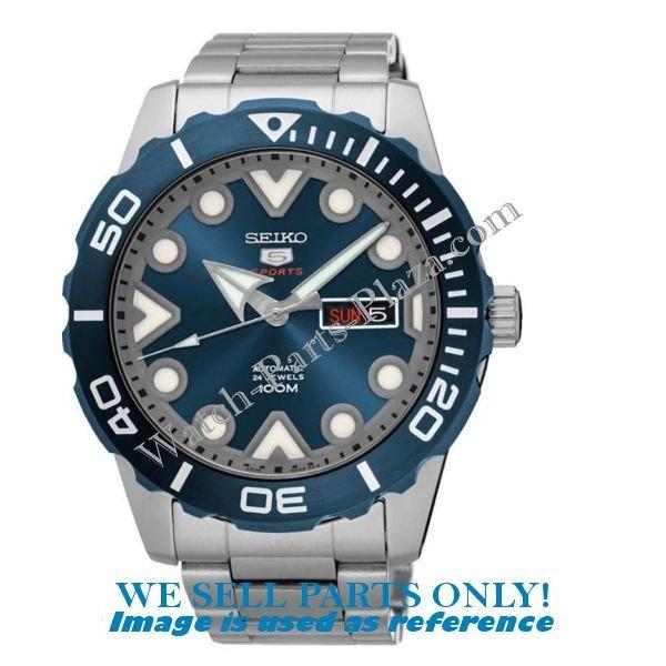 Seiko 5 Sports SRPA09K1 Watch Parts 4R36 - 04Z0 Dial, Bezel, Hands & Chapter Ring - Watch Plaza