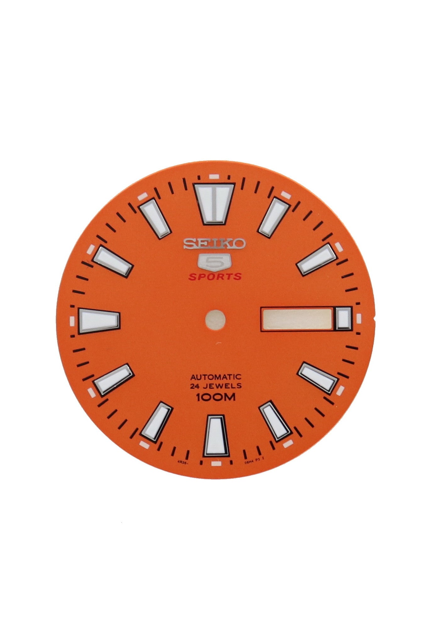 Seiko 5 Sports SRPC55K1 orange replacement dial 4R36 - 06R0 33 mm - Watch Plaza