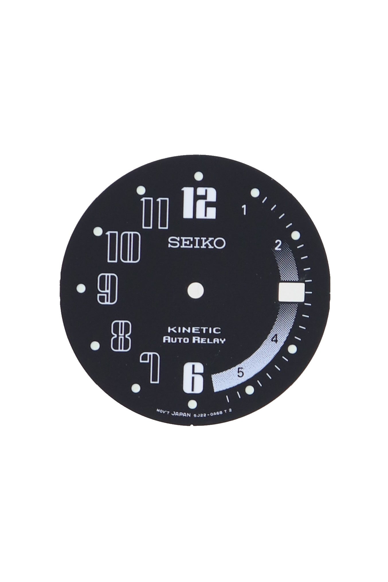 Seiko 5J220A68XB49 Dial 5J22 - 0A90 Kinetic Auto Relay - Watch Plaza