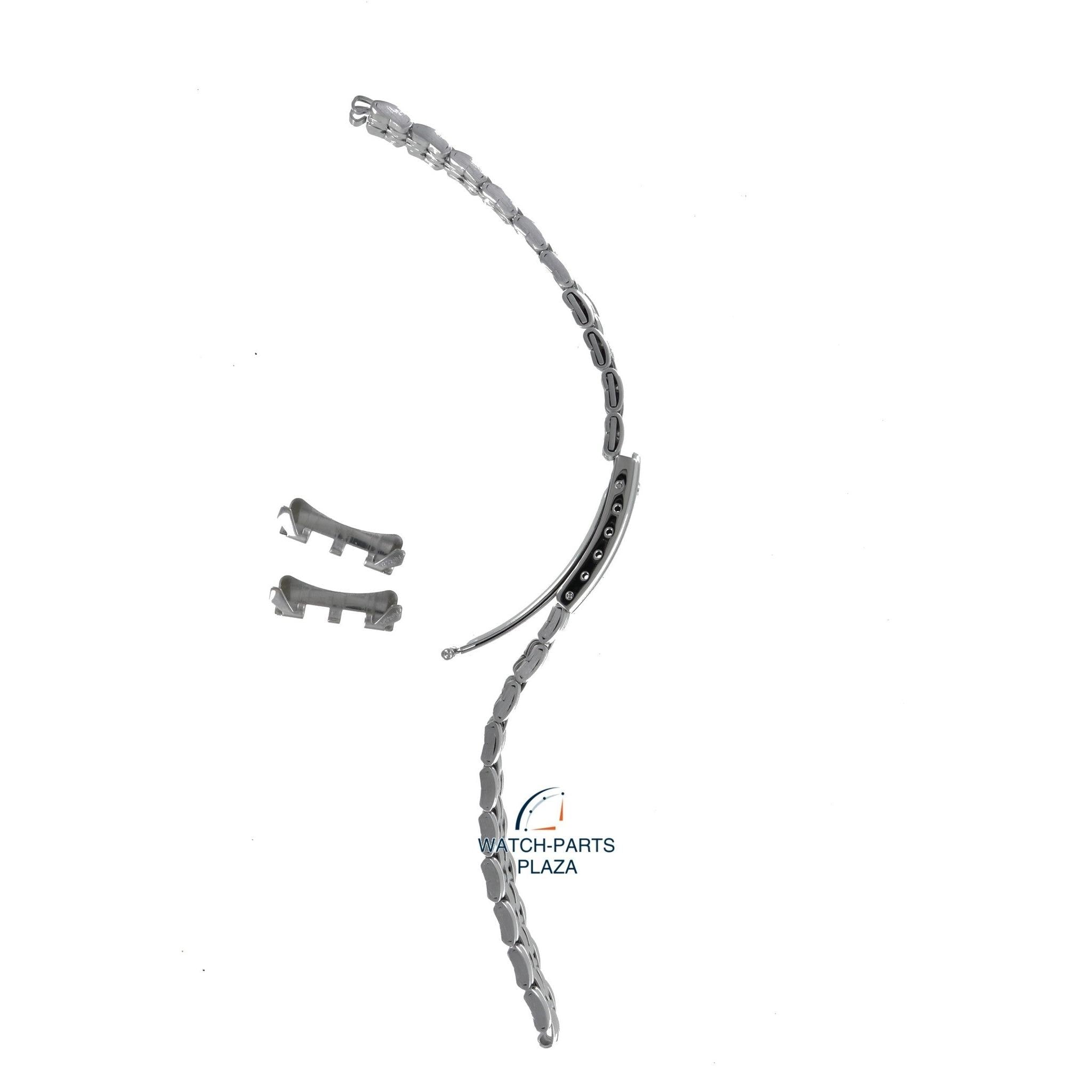 Seiko 5M23 6B70 / 6B73 Watch Band 4253JB Grey Stainless Steel 20 mm Kinetic - Watch Plaza