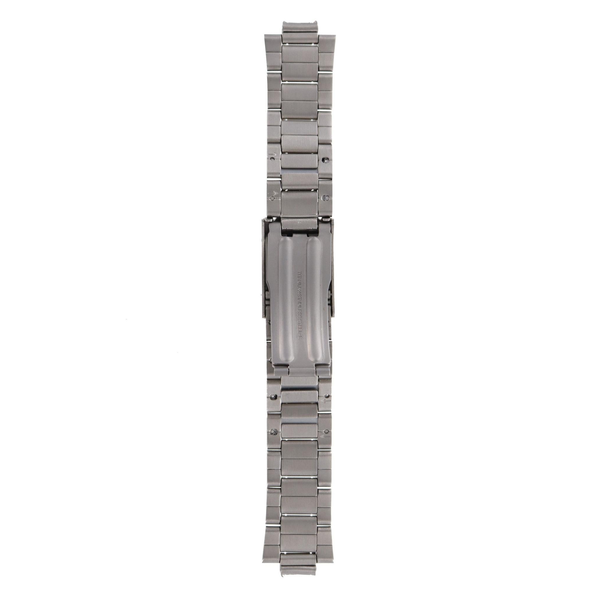 Seiko 5M62 - 0AM0 - SKA209 & SKA211 Watch Band 33H8MM Grey Titanium 10 mm Kinetic - Watch Plaza
